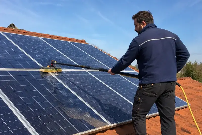 Nettoyage et entretien de panneaux solaires à Saint-Ciers-du-Taillon